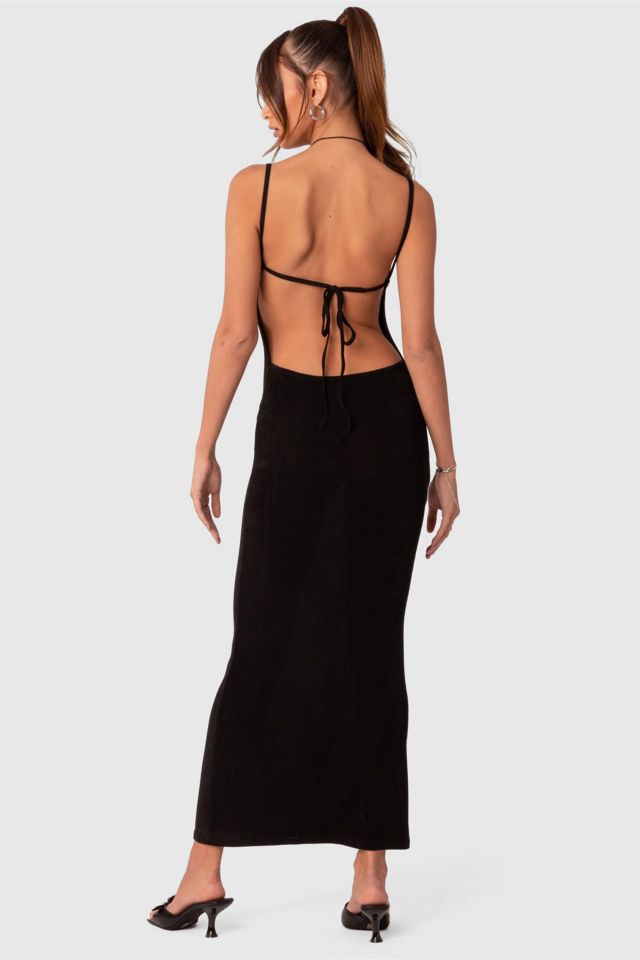 Edikted Clea Open Back Maxi Dress #2