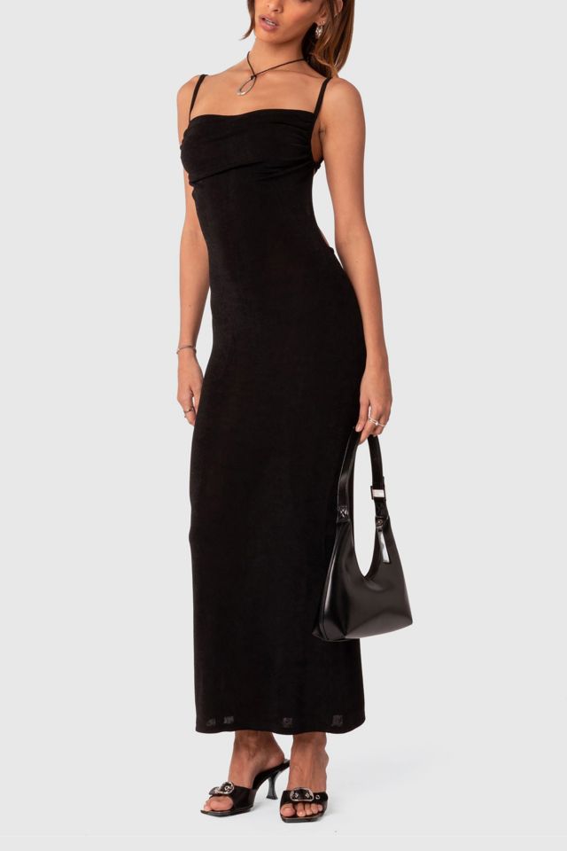 Edikted Clea Open Back Maxi Dress #3