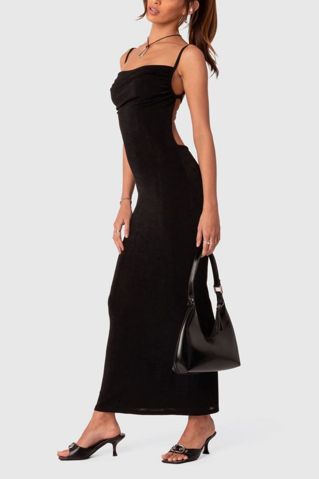 Edikted Clea Open Back Maxi Dress #4