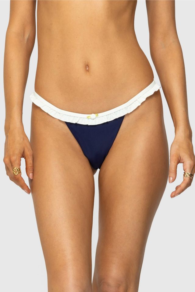 Edikted Kellie Ruffled Bikini Bottom