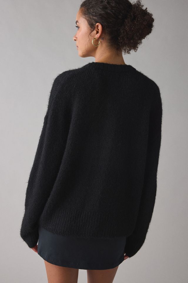 Cardigan surdimensionné en tricot brossé Becca BDG #3