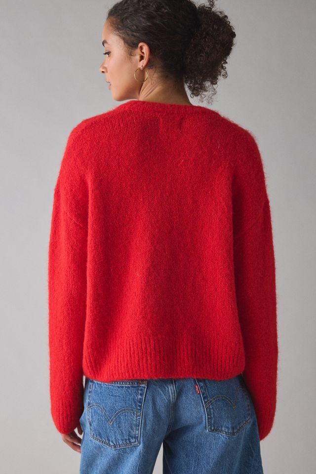 BDG Becca Brushed Knit Oversized Cardigan
