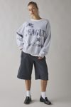 NYC League All-Stars Graphic Off-The-Shoulder Pullover
