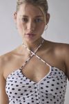 Kimchi Blue Mila Convertible Tie Ruched Tube Top