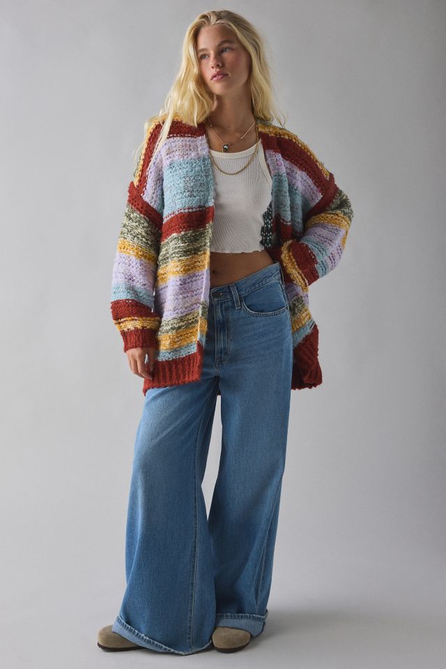 BDG Mckenzie Striped Knit Oversized Cardigan #2