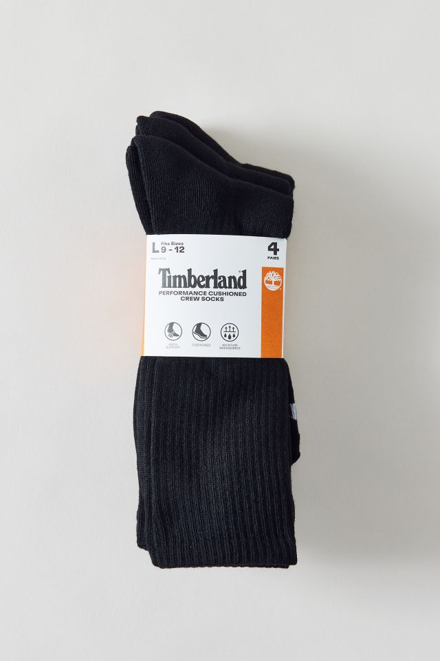 Timberland Performance Cushioned Crew Sock 4-Pack #2