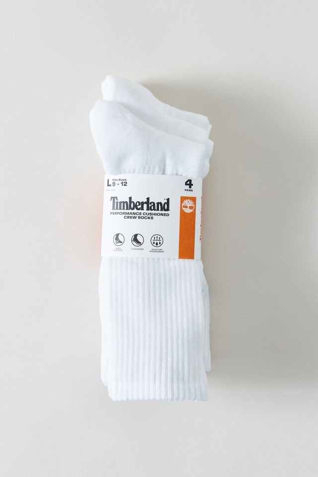 Timberland Performance Cushioned Crew Sock 4-Pack #2