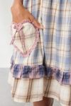 Out From Under Hearts Desire Lace Trim Lounge Dress