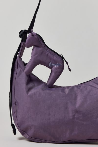 Baggu Horse Bag Charm In Dusty Violet/uo Exclusive At Urban Outfitters