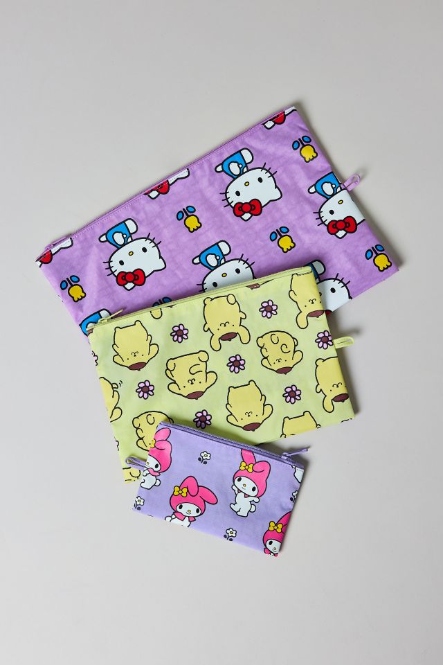 【BAGGU】Go Pouch Set サンリオ ハローキティ Hello Kitty and Friends x Baggu Go Pouch Set (Fruits + Florals)