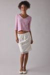 BDG Vee Neck 3/4 Sleeve Spill The Tee