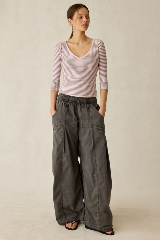 BDG V-Neck 3/4 Sleeve Spill The Tee #2