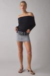 UO Elena Long Sleeve Ruched Off-The-Shoulder Top