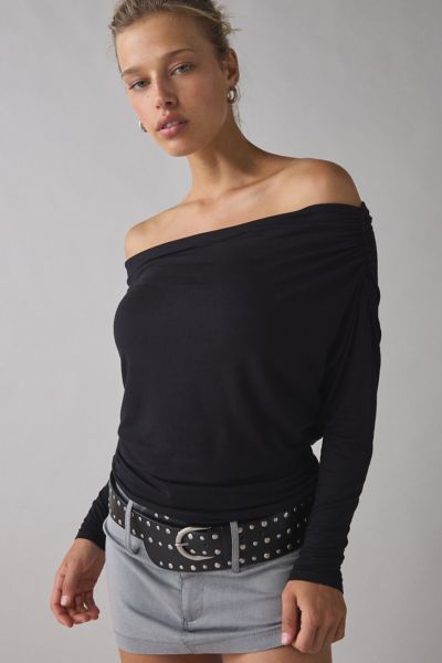 UO Sneaky Link Off-The-Shoulder Crop Top