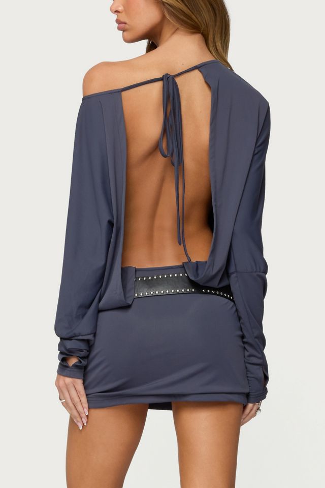Edikted Venice Open Back Mini Dress #2