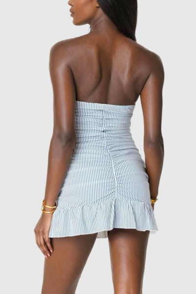 Edikted Gaia Gathered Mini Dress