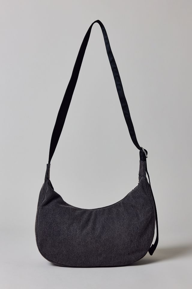 BAGGU Medium Denim Crescent Bag | Urban Outfitters