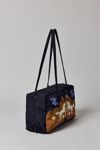 BAGGU Western Applique Medium Nylon Bowler Bag