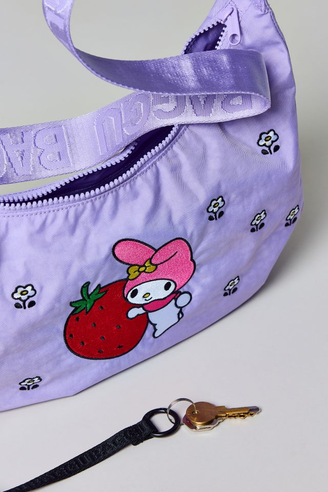 BAGGU X Hello Kitty And Friends Embroidered My Melody Medium Nylon Crescent Bag #3