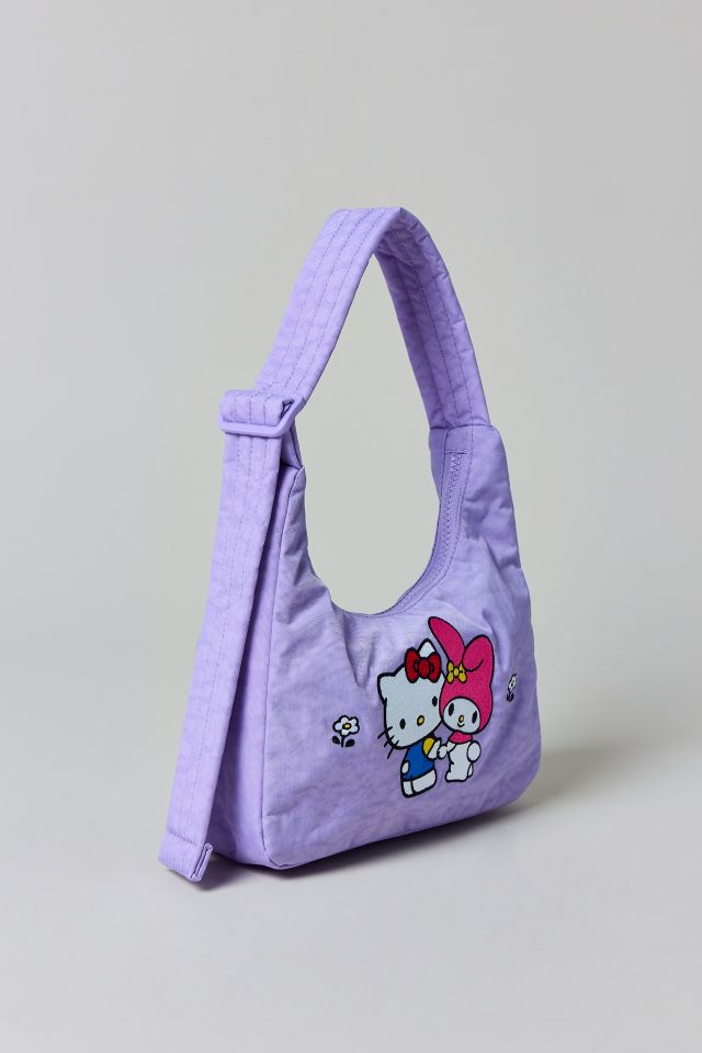 BAGGU X Hello Kitty And Friends Embroidered Hello Kitty & My Melody Mini Nylon Shoulder Bag #1