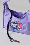 BAGGU X Hello Kitty And Friends Embroidered Hello Kitty & My Melody Mini Nylon Shoulder Bag