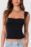 Edikted Marcella Wide Strap Mesh Corset