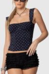 Edikted Marcella Wide Strap Mesh Corset