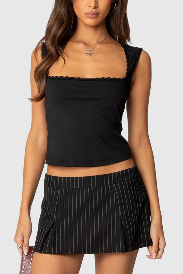 Edikted Fae Square Neck Open Back Top #3