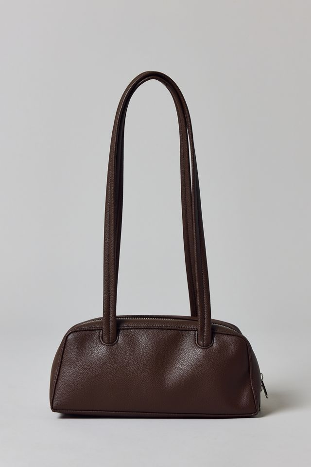 BAGGU Small Recycled Leather Bowler Bag