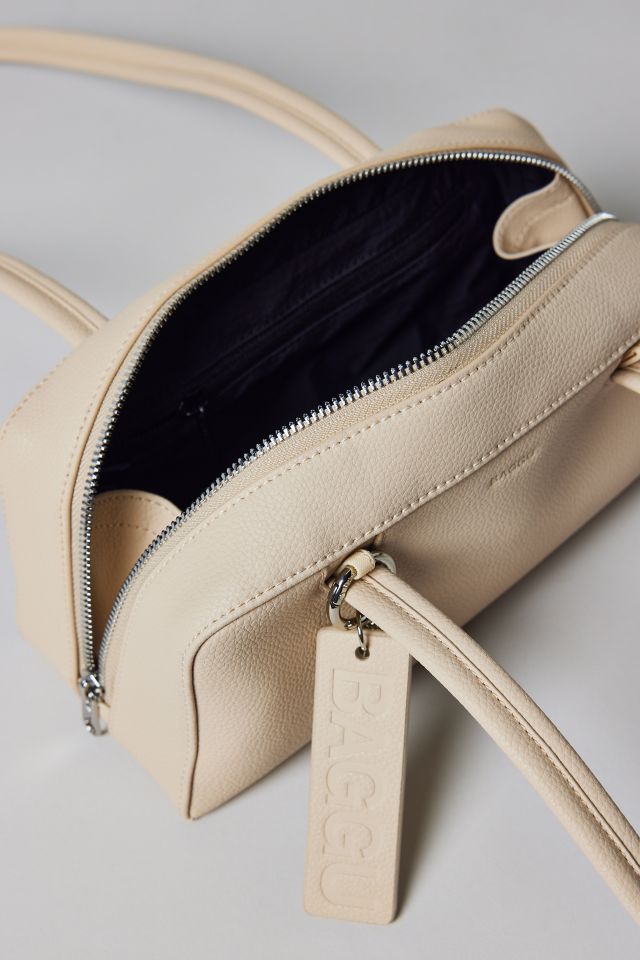 BAGGU Small Recycled Leather Bowler Bag #3