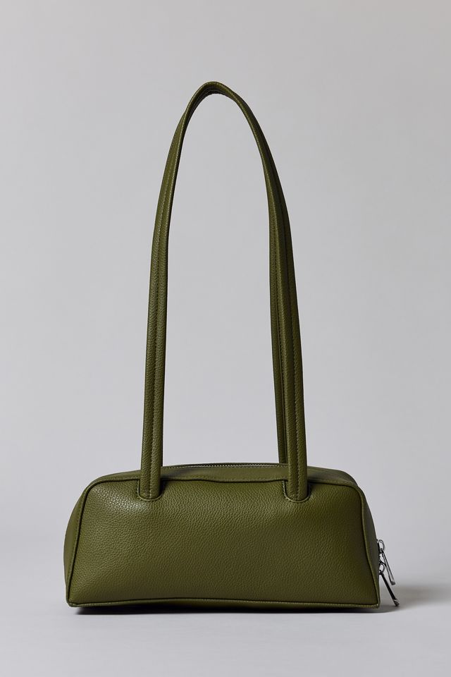 BAGGU Small Recycled Leather Bowler Bag #3