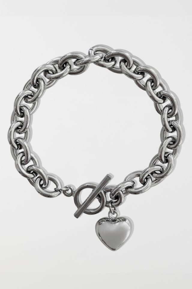 Five Fourty Nine Be Mine Heart Toggle Bracelet #1