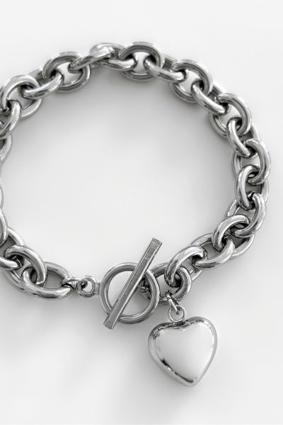 Five Fourty Nine Be Mine Heart Toggle Bracelet