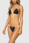 Edikted Leigh Polka Dot Triangle Bikini Top