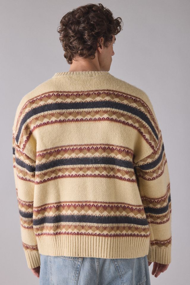 The Ragged Priest Fairisle Knit Crew Neck Sweater #1