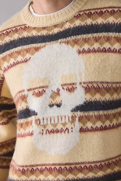 The Ragged Priest Fairisle Knit Crew Neck Sweater