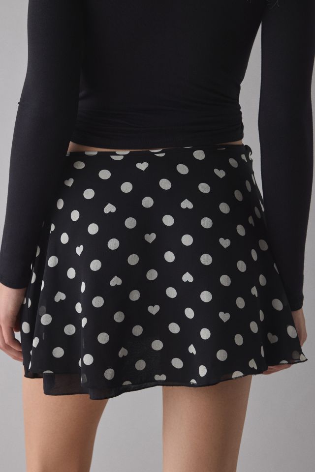 Kimchi Blue Lovers Lane Layered Wrap Mini Skirt #2