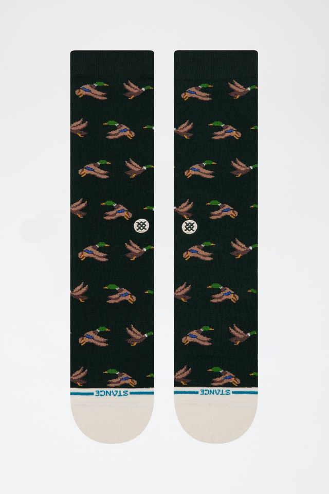 Stance Duck Pattern Crew Sock #1