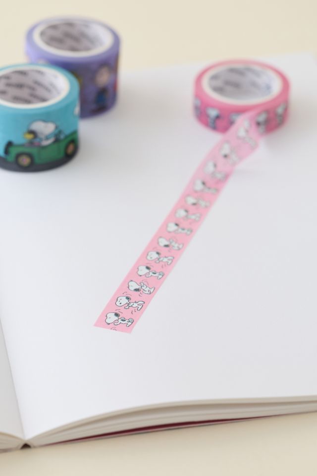 PIPSTICKS Peanuts Snoopy Twist & Wag Washi Tape #1