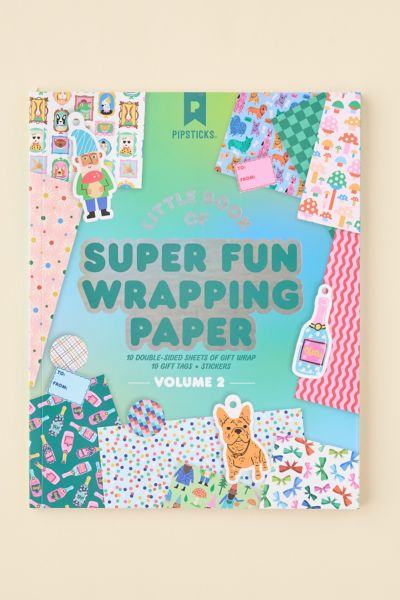 PIPSTICKS Pattern Play Wrapping Paper Book
