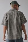 UO Checkerboard Plaid Short Sleeve Shirt