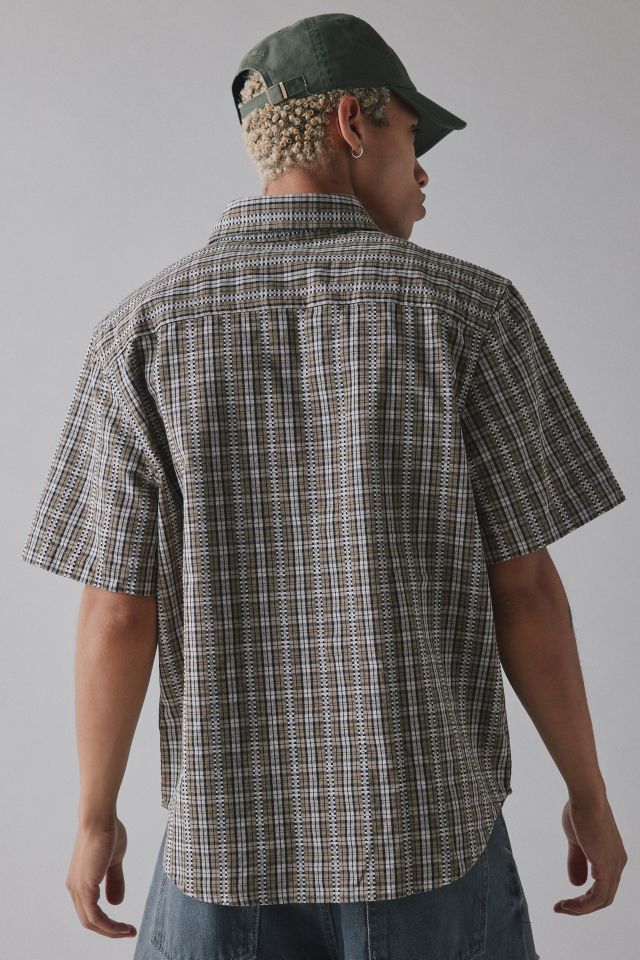 UO Checkerboard Plaid Short Sleeve Shirt #2