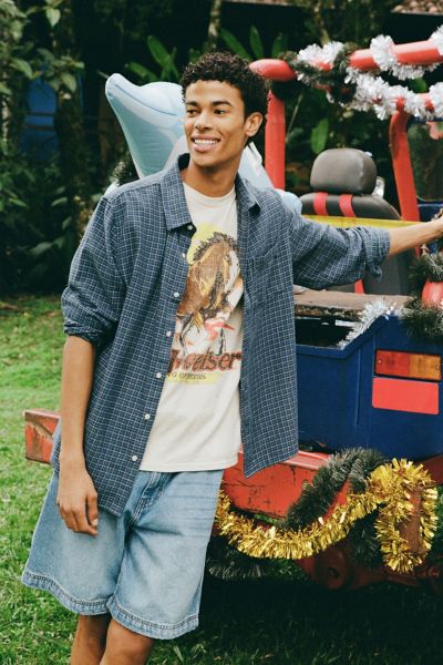 UO The Baggy Flannel Shirt Product Page