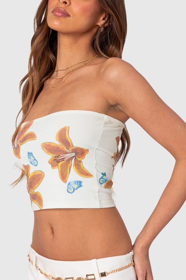Edikted Tigerlily Tube Top #2