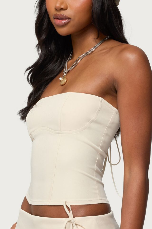 Edikted Selena Lace Up Corset #2