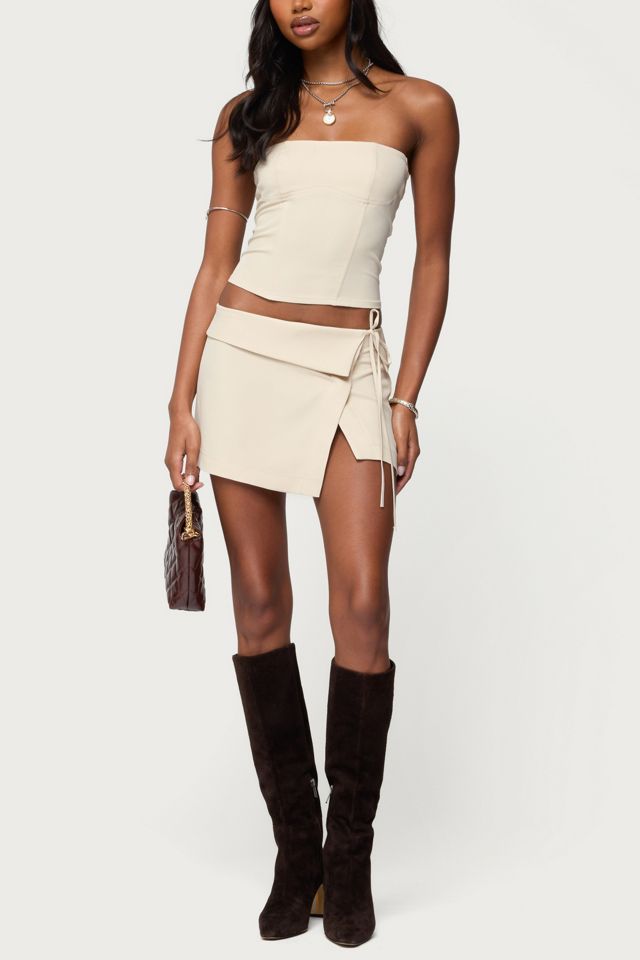 Edikted Selena Lace Up Corset | Urban Outfitters