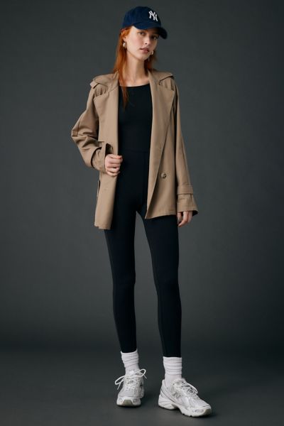 Out From Under Bec Long Sleeve Scoop Back Athletic Jumpsuit