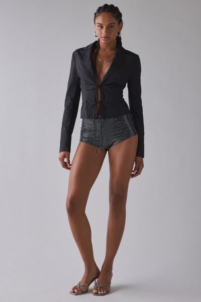 UO Sabrina Sequin Mid-Rise Micro Short Product Page