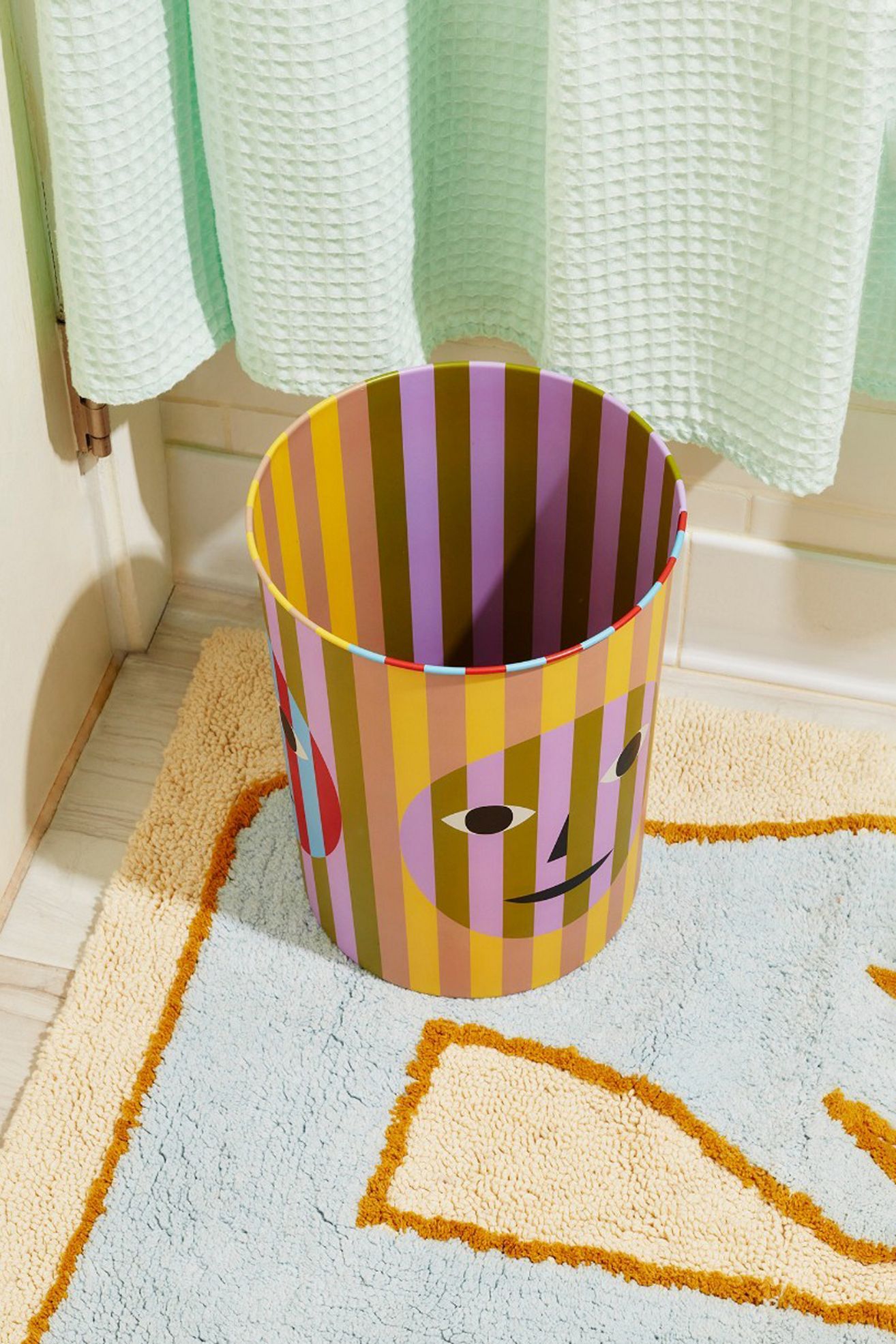 Areaware Everybody Waste Bin - Multi Colored, Regular, ONE SIZE