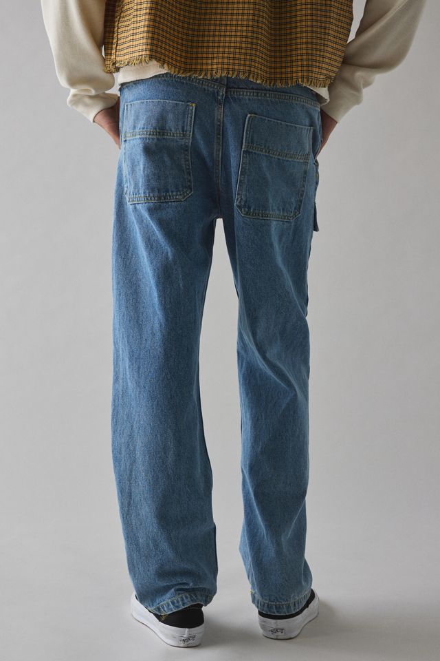 Jeans cargo amples à double genou pour le skate BDG #1
